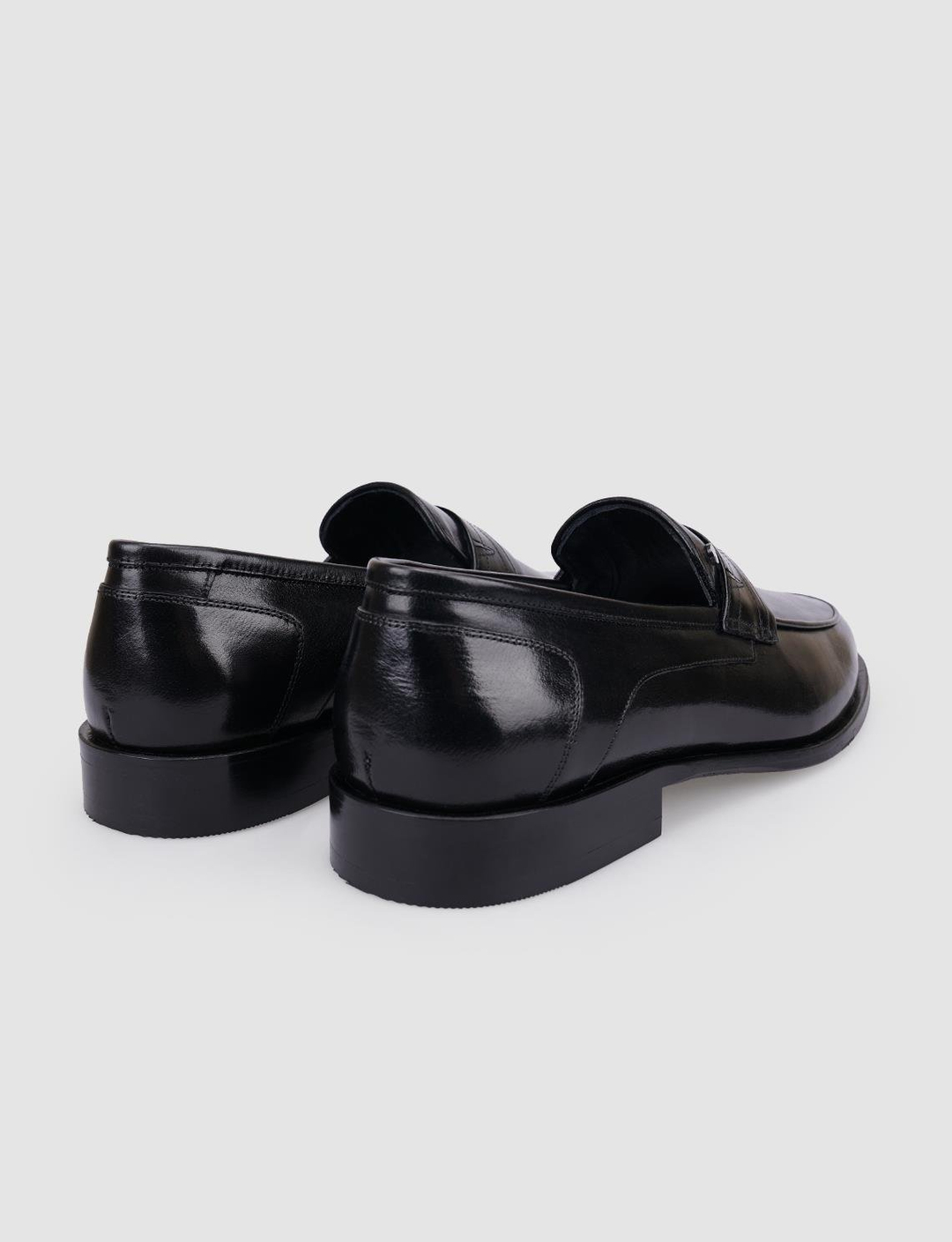 %100 Hakiki Deri Siyah Erkek Ayakkabı