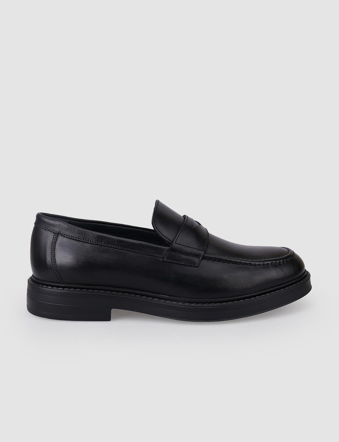 %100 Hakiki Deri Siyah Erkek Ayakkabı