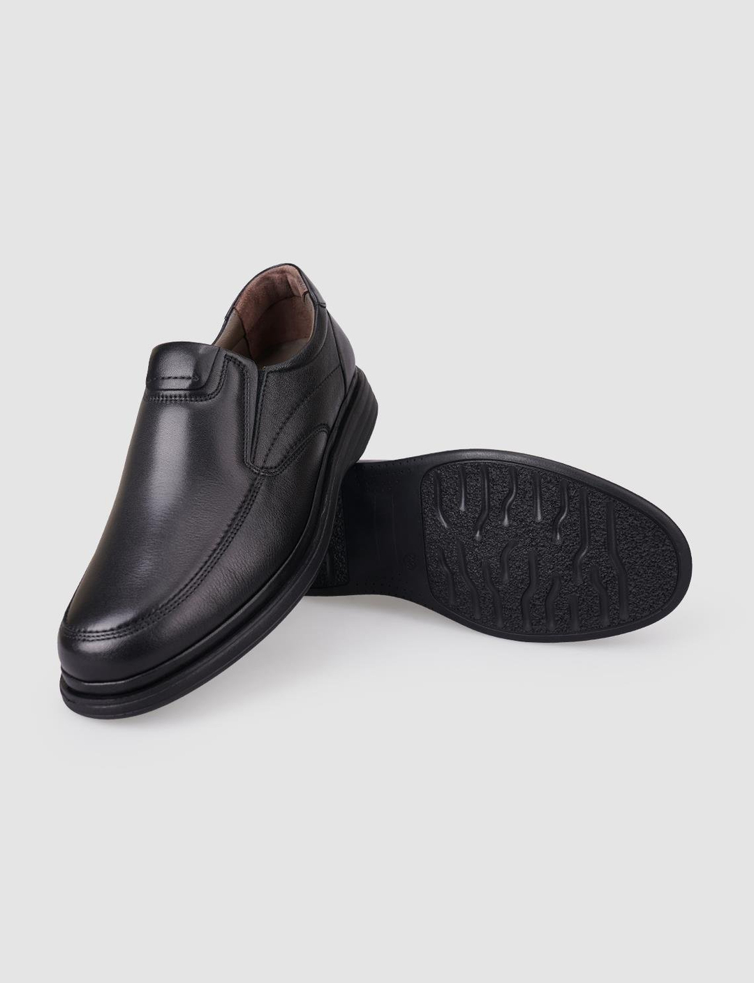 %100 Hakiki Deri Siyah Erkek Ayakkabı