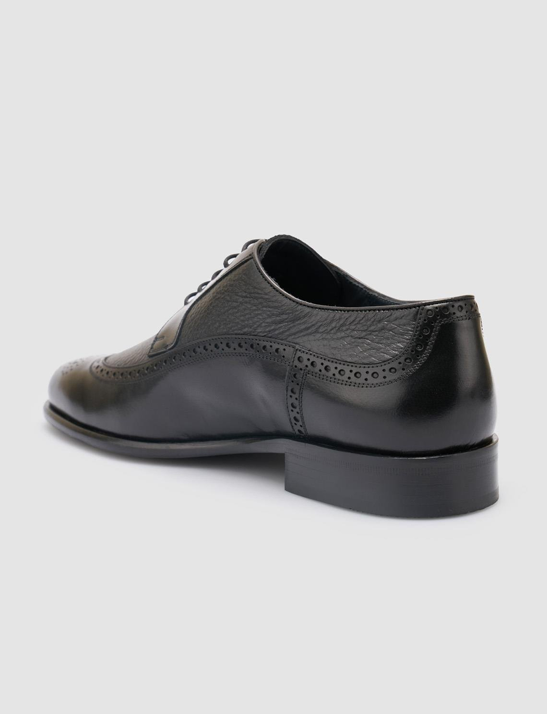 %100 Hakiki Deri Siyah Erkek Ayakkabı