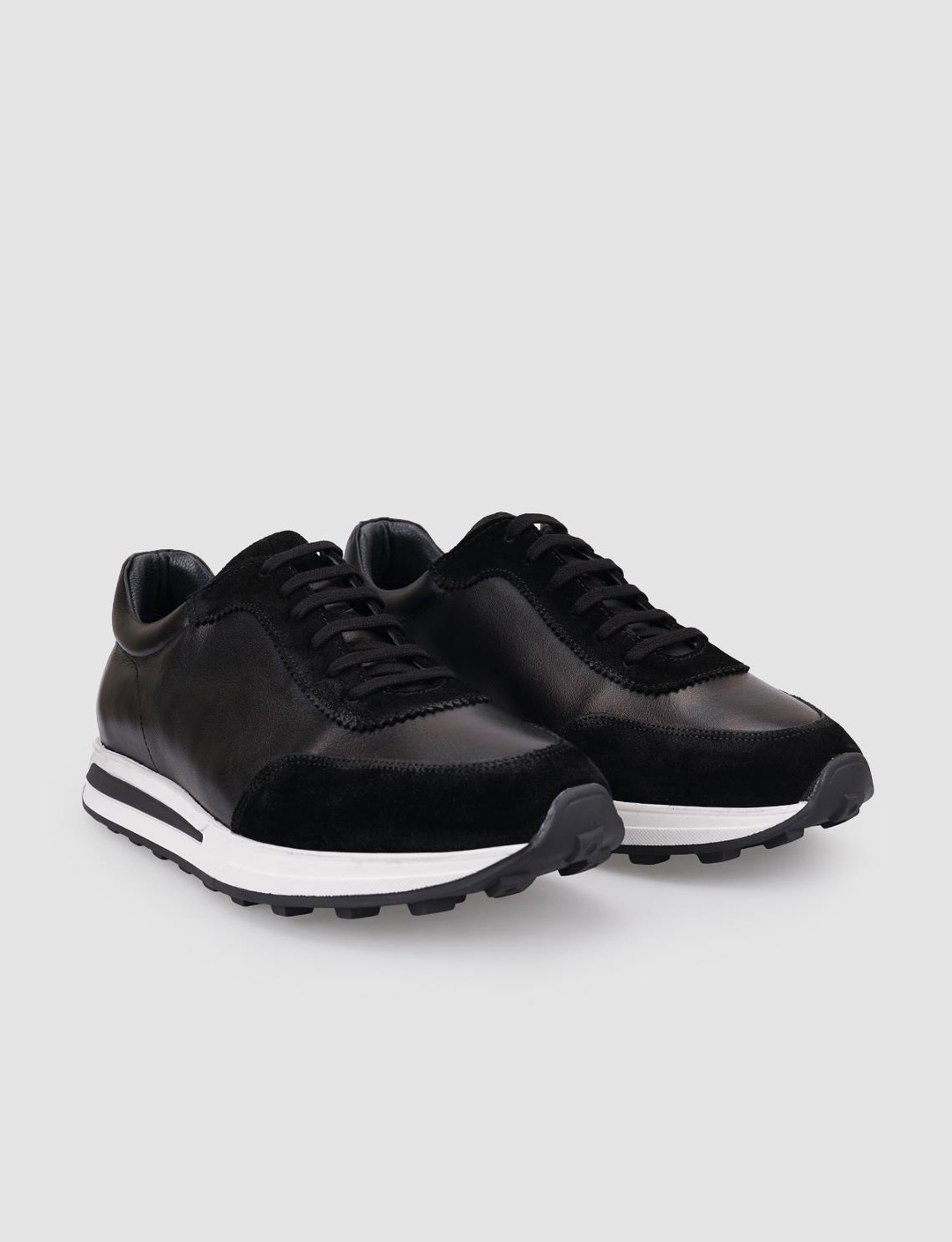 %100 Hakiki Deri Siyah Erkek Ayakkabı