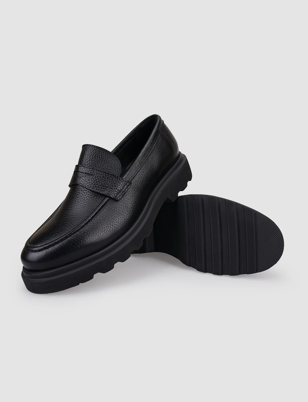 %100 Hakiki Deri Siyah Erkek Ayakkabı