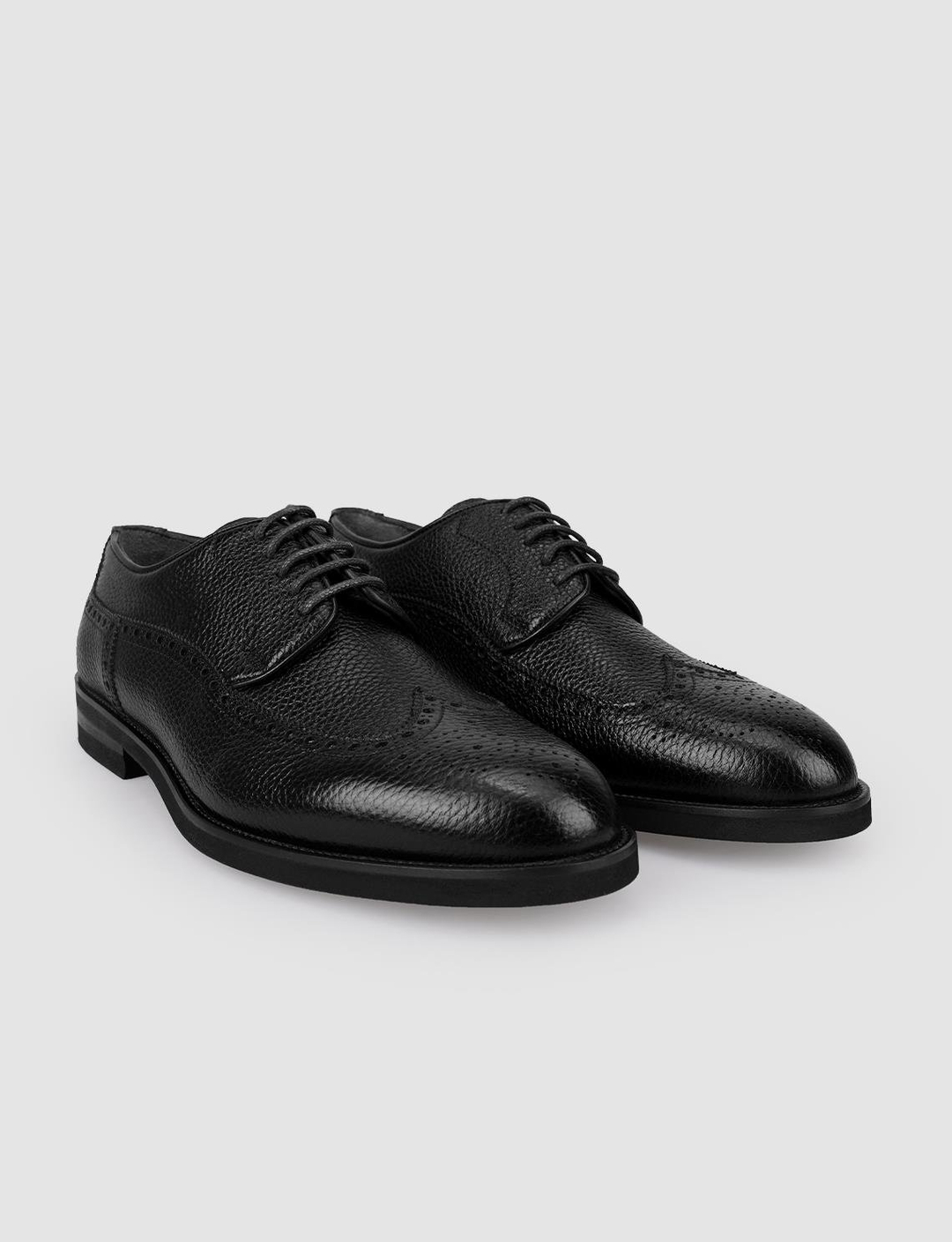 %100 Hakiki Deri Siyah Erkek Ayakkabı