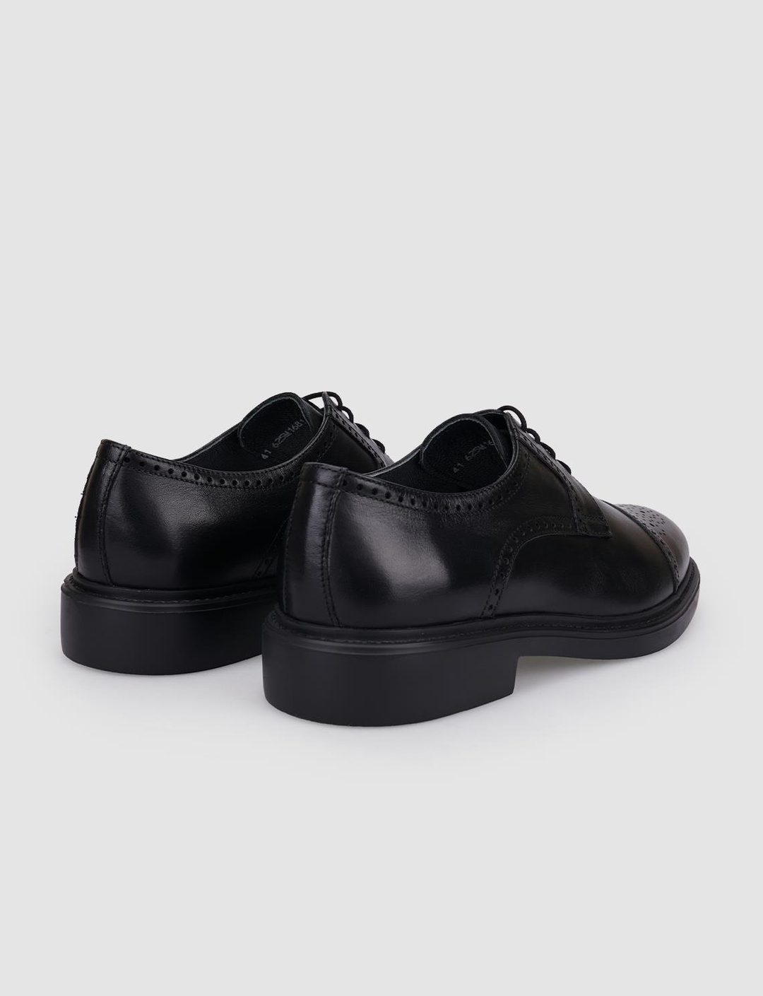 %100 Hakiki Deri Siyah Erkek Ayakkabı