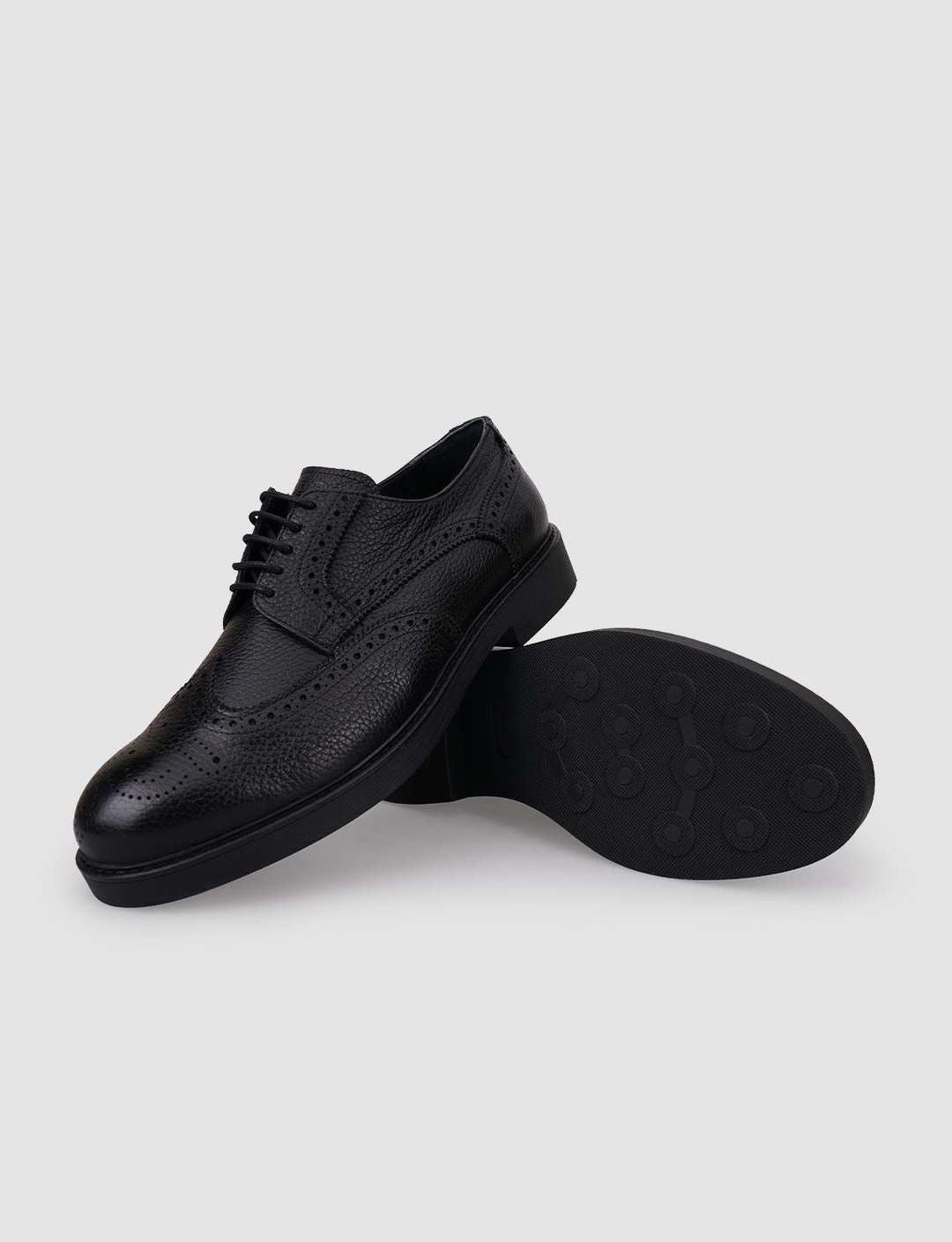 %100 Hakiki Deri Siyah Erkek Ayakkabı