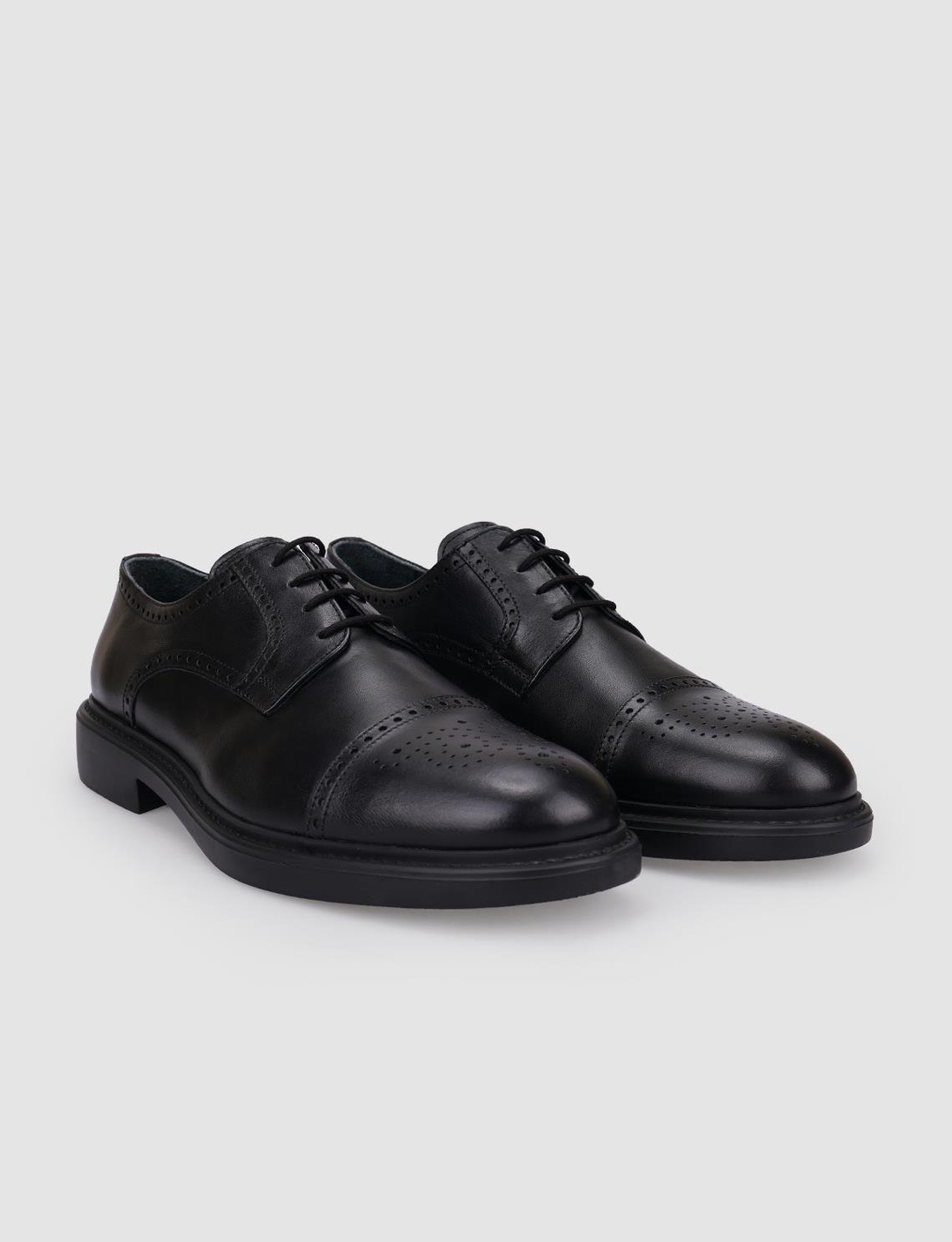 %100 Hakiki Deri Siyah Erkek Ayakkabı