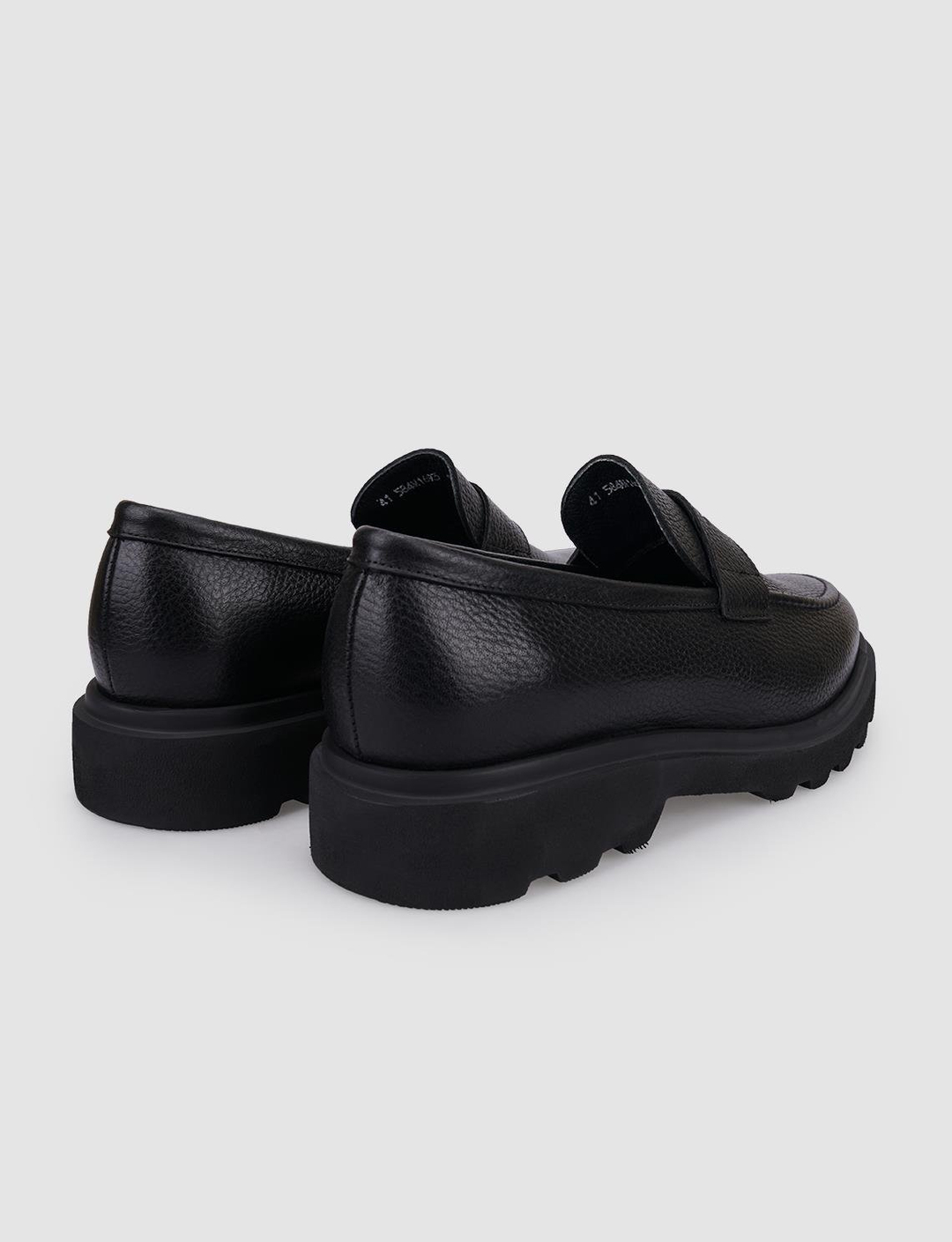 %100 Hakiki Deri Siyah Erkek Ayakkabı