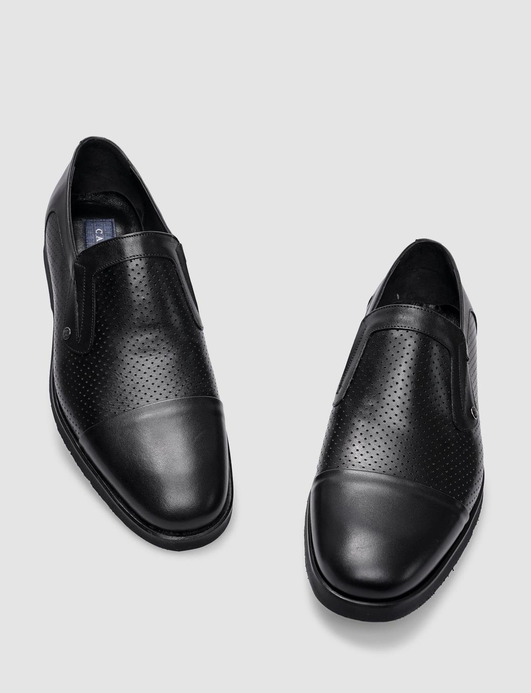 %100 Hakiki Deri Siyah Erkek Ayakkabı