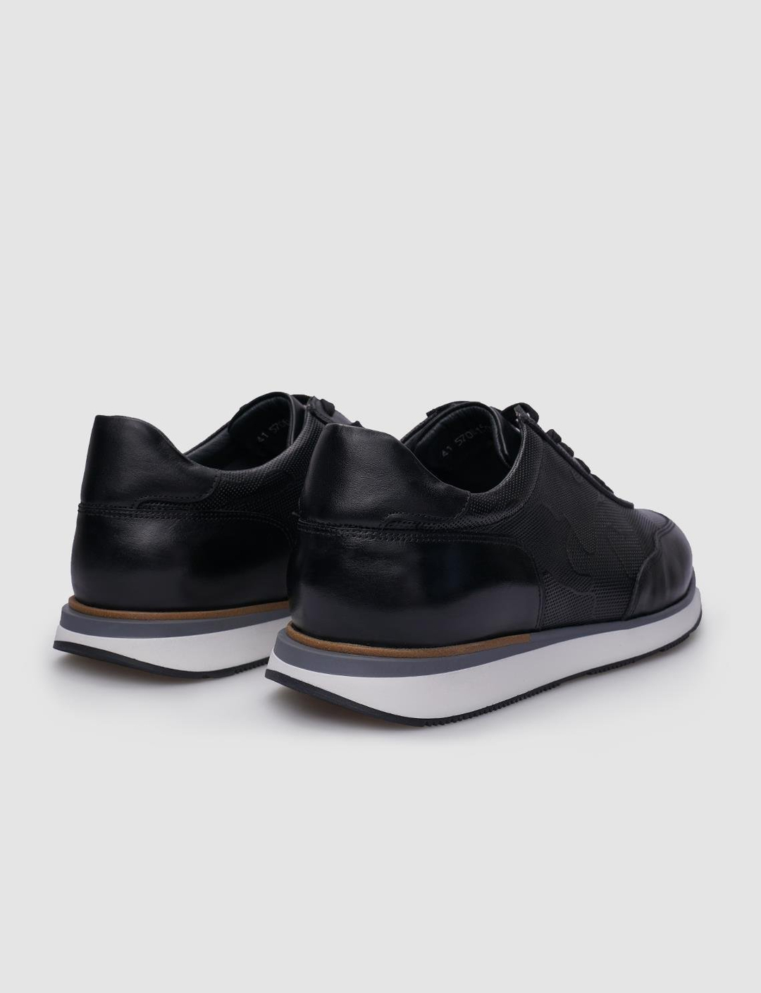 %100 Hakiki Deri Siyah Erkek Ayakkabı