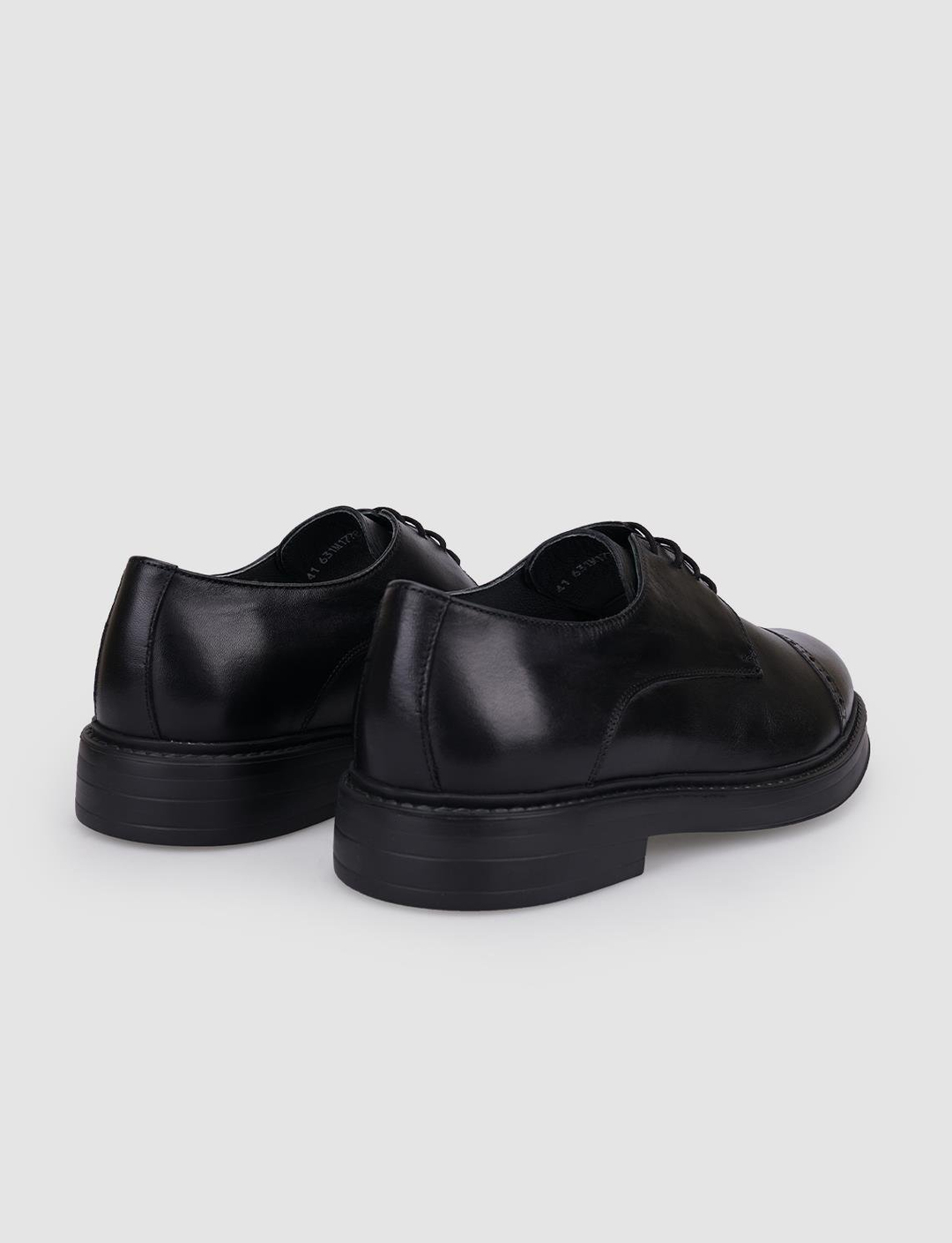 %100 Hakiki Deri Siyah Erkek Ayakkabı