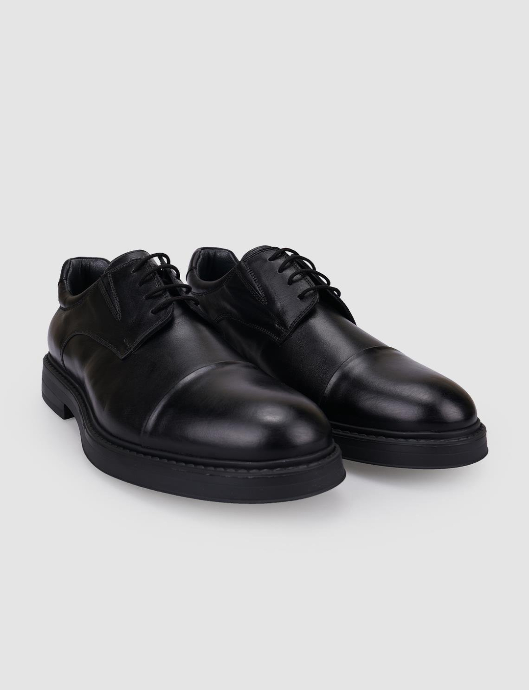 %100 Hakiki Deri Siyah Erkek Ayakkabı