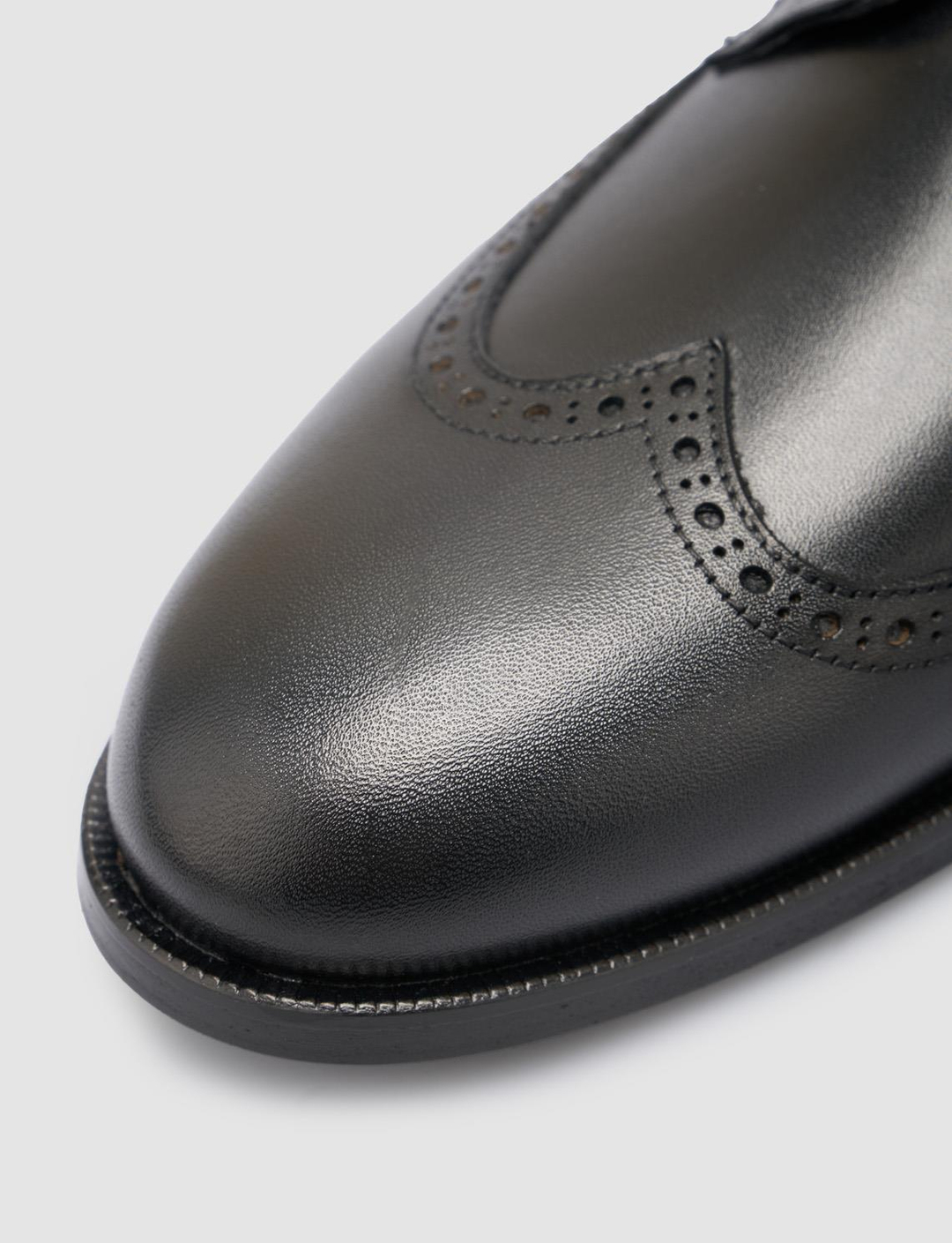 %100 Hakiki Deri Siyah Erkek Ayakkabı