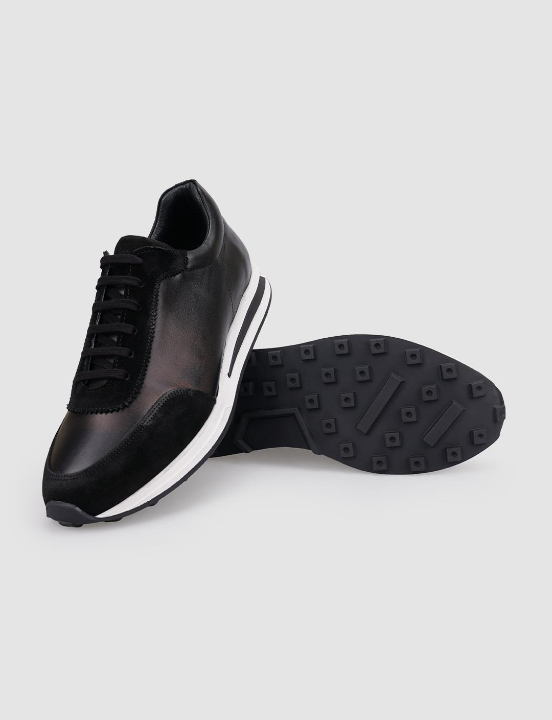 %100 Hakiki Deri Siyah Erkek Ayakkabı