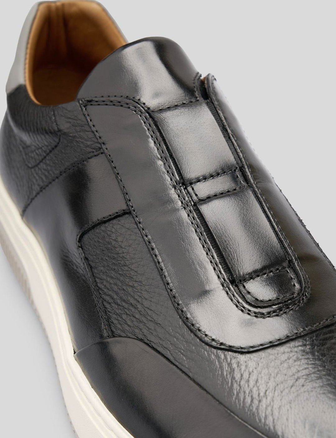 %100 Hakiki Deri Siyah Erkek Spor Ayakkabı