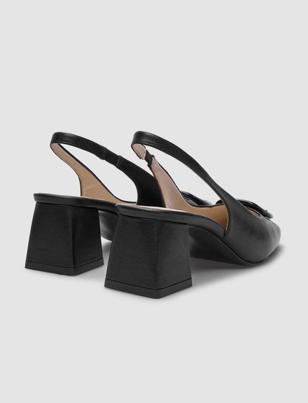 %100 Hakiki Deri Siyah Kadın Ayakkabı