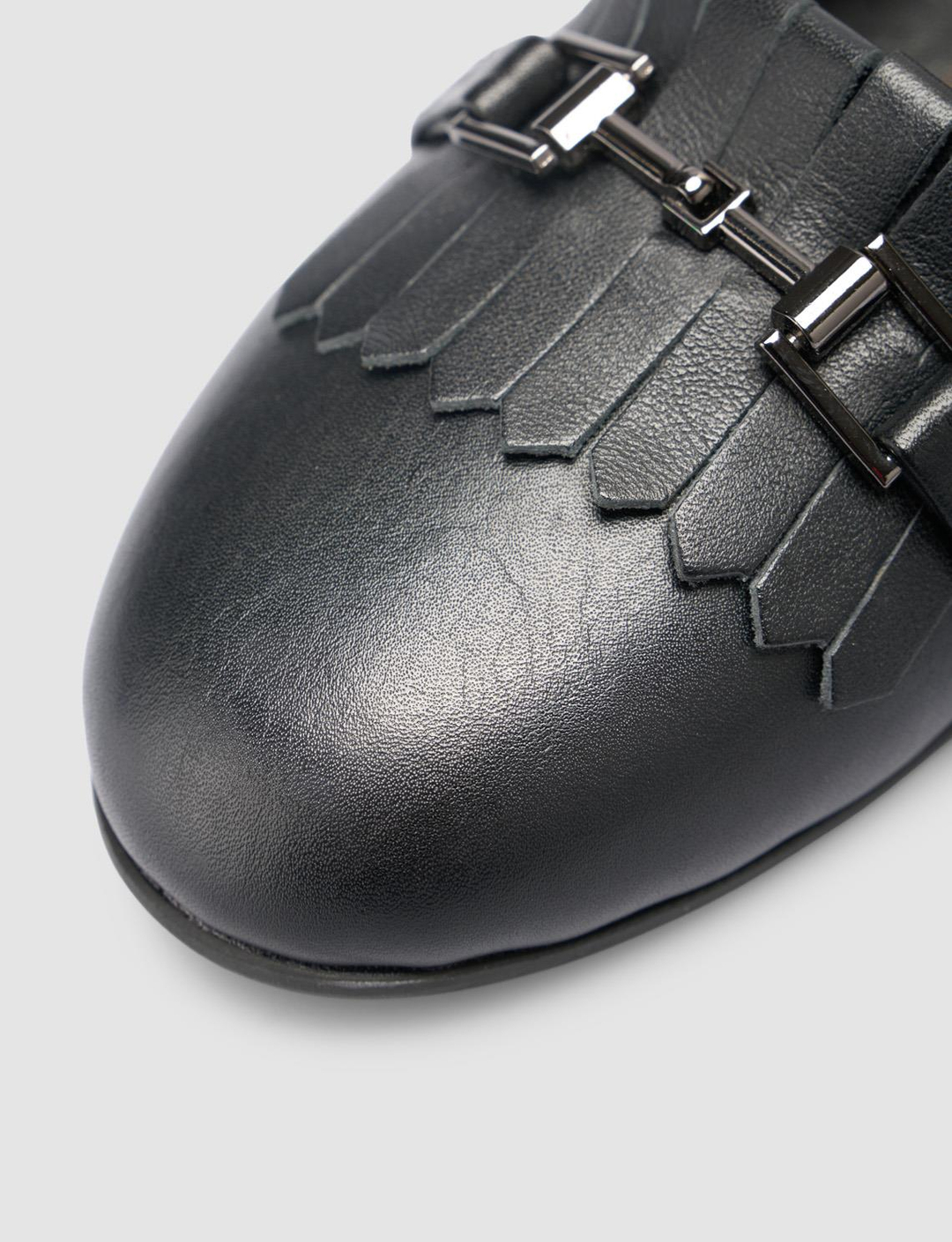 %100 Hakiki Deri Siyah Kadın Ayakkabı