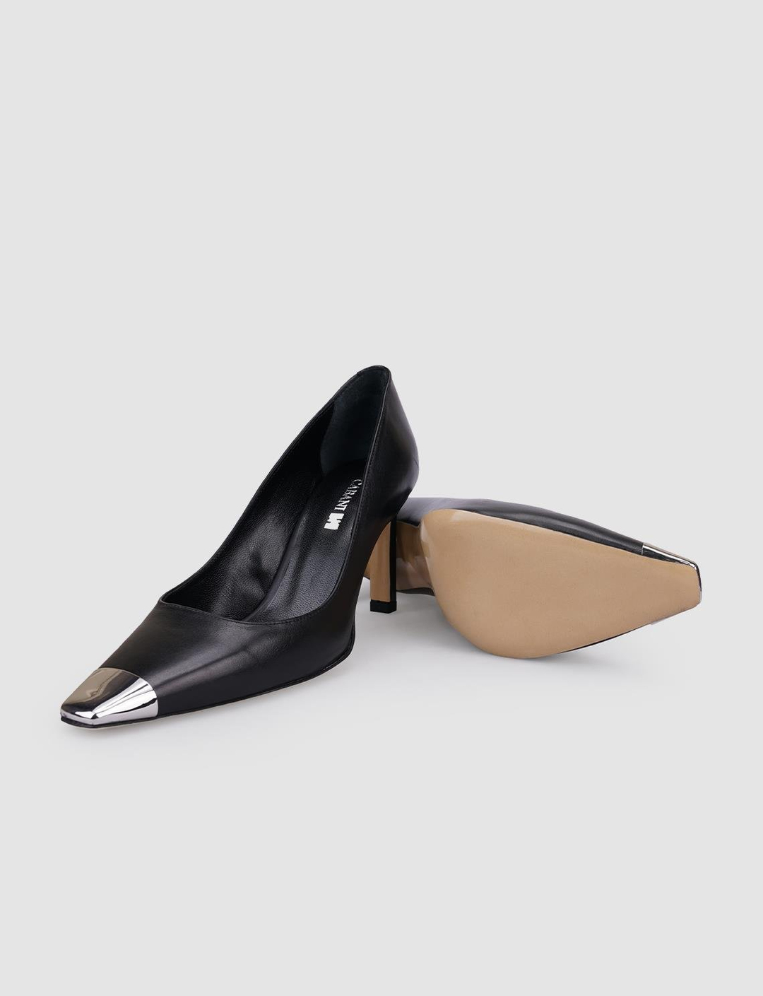 %100 Hakiki Deri Siyah Kadın Ayakkabı