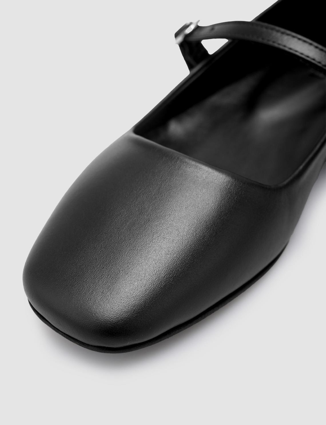 %100 Hakiki Deri Siyah Kadın Ayakkabı