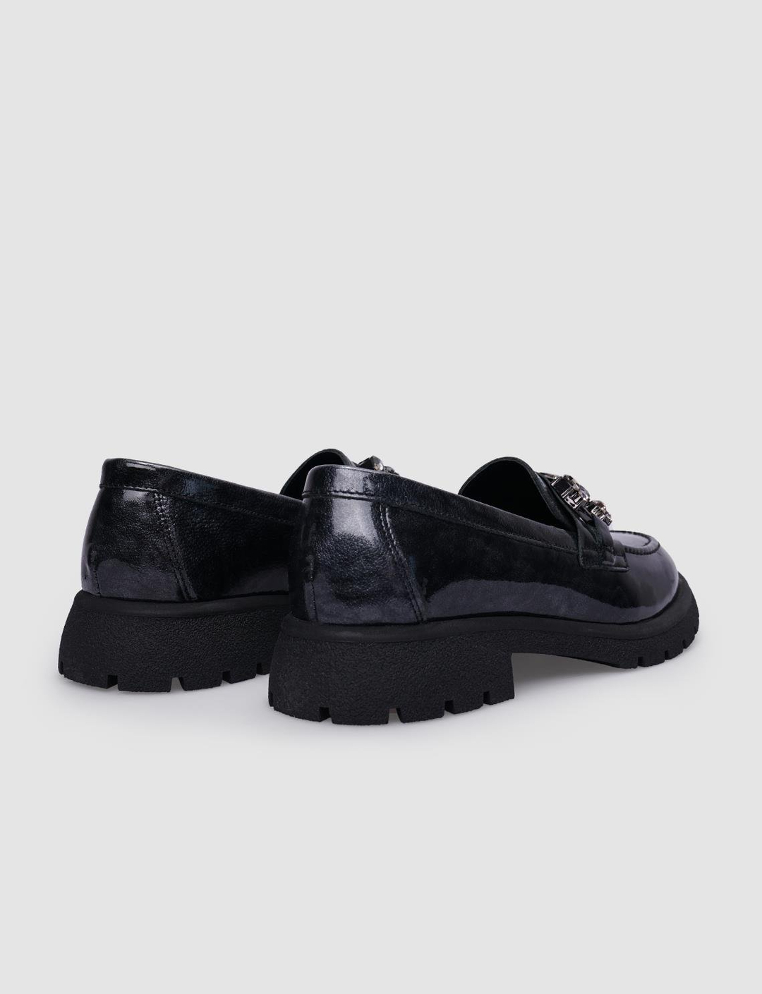 %100 Hakiki Deri Siyah Kadın Ayakkabı