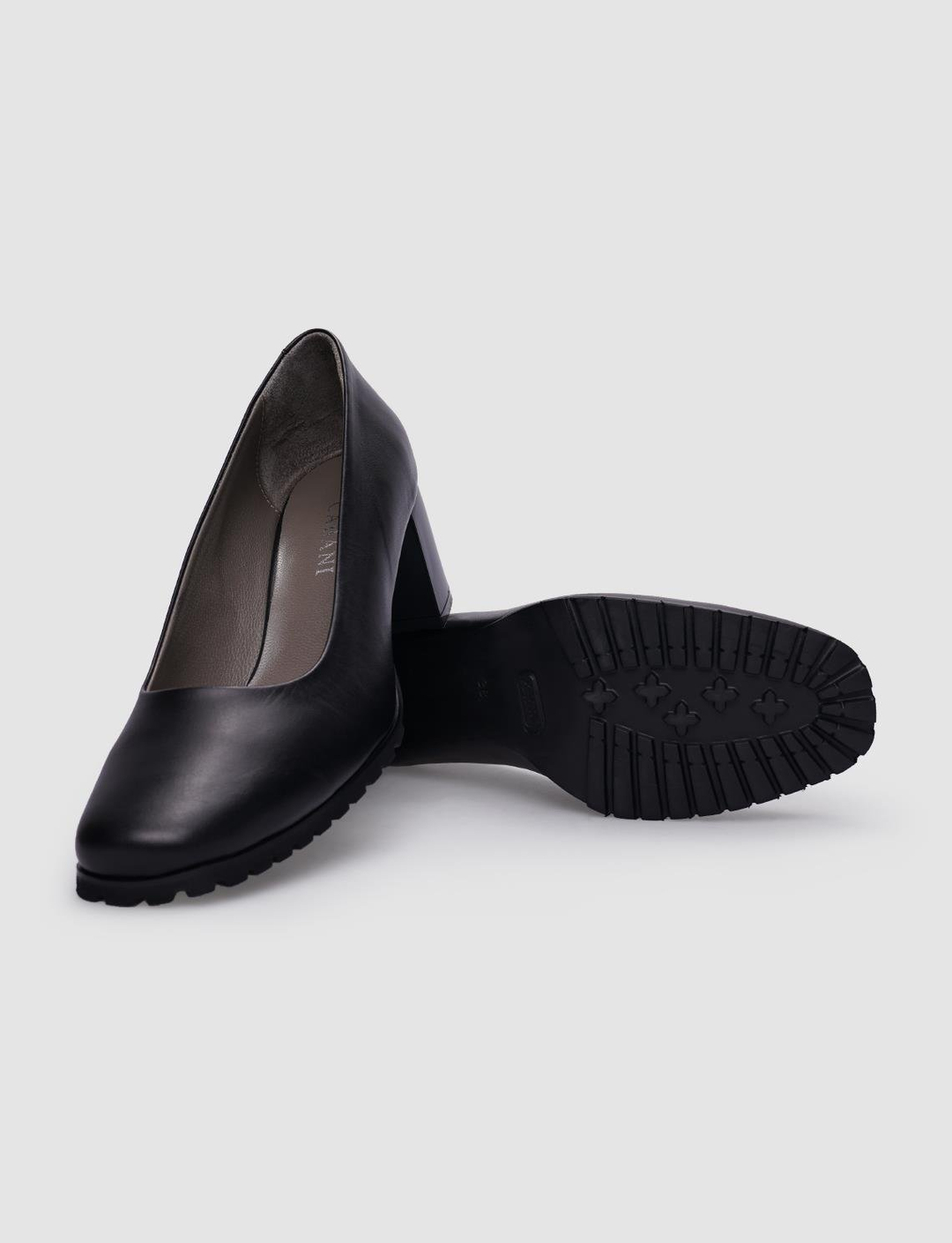 %100 Hakiki Deri Siyah Kadın Ayakkabı