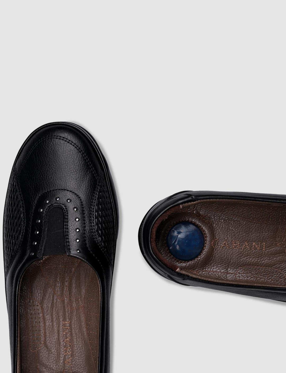 %100 Hakiki Deri Siyah Kadın Ayakkabı