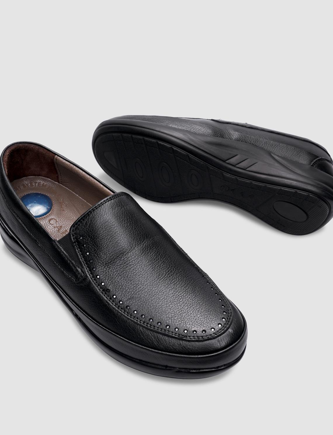 %100 Hakiki Deri Siyah Kadın Ayakkabı