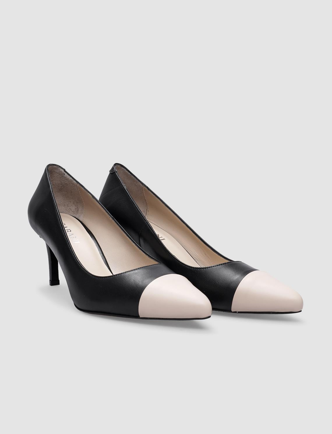 %100 Hakiki Deri Siyah Kadın Ayakkabı