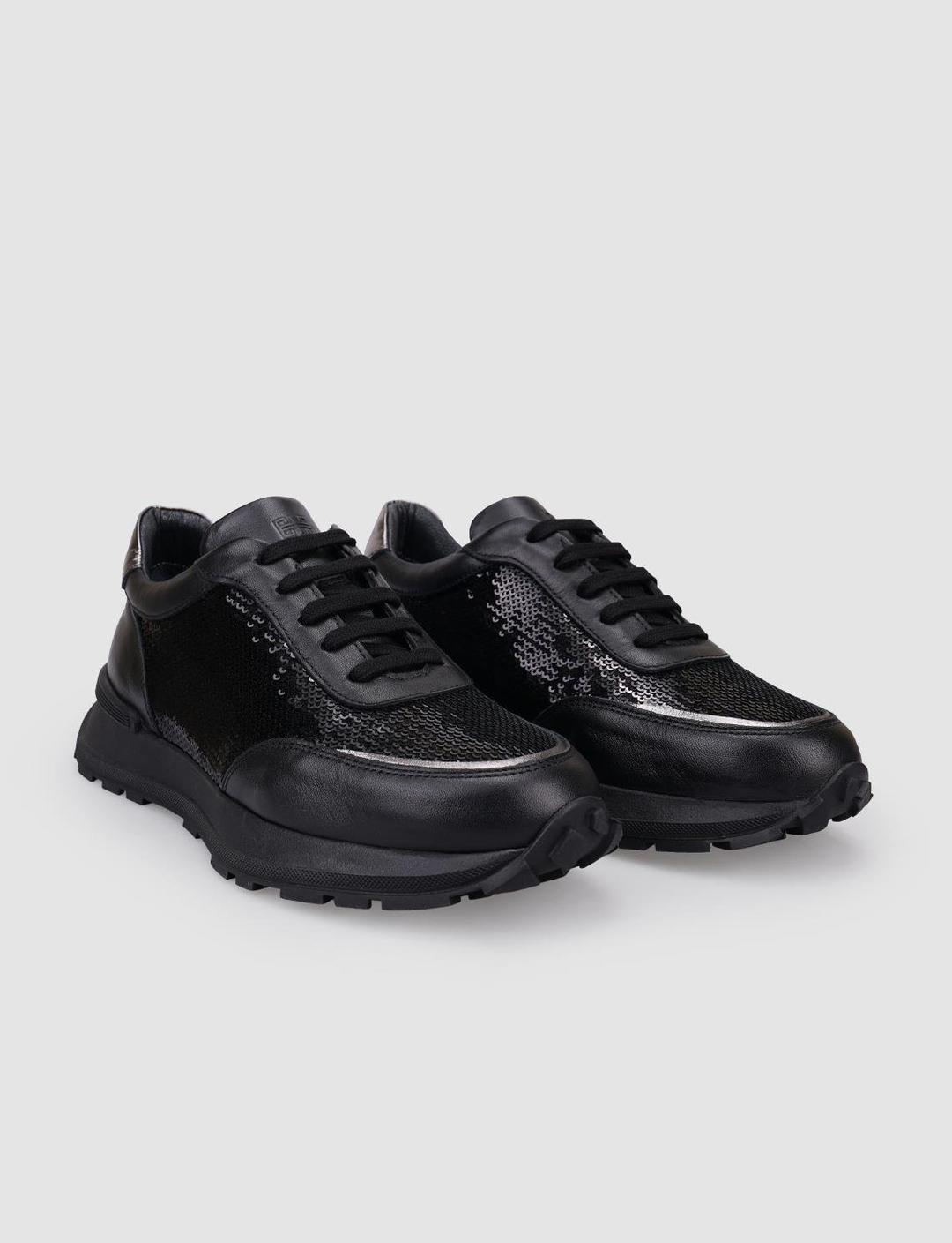 %100 Hakiki Deri Siyah Kadın Ayakkabı