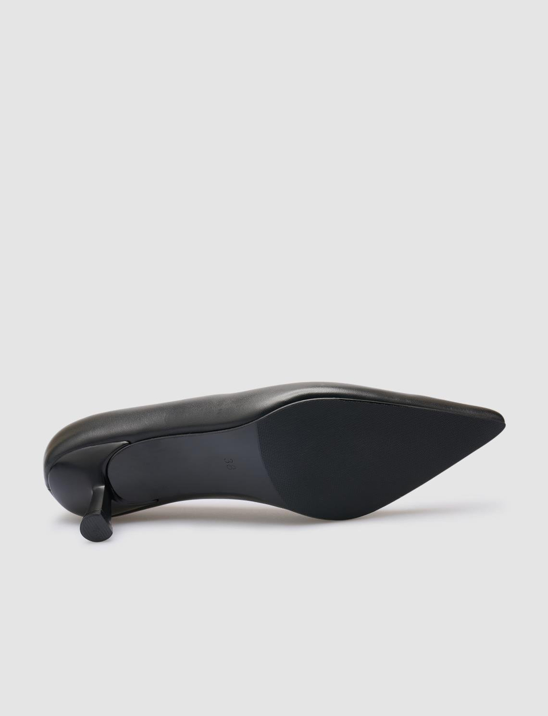 %100 Hakiki Deri Siyah Kadın Ayakkabı