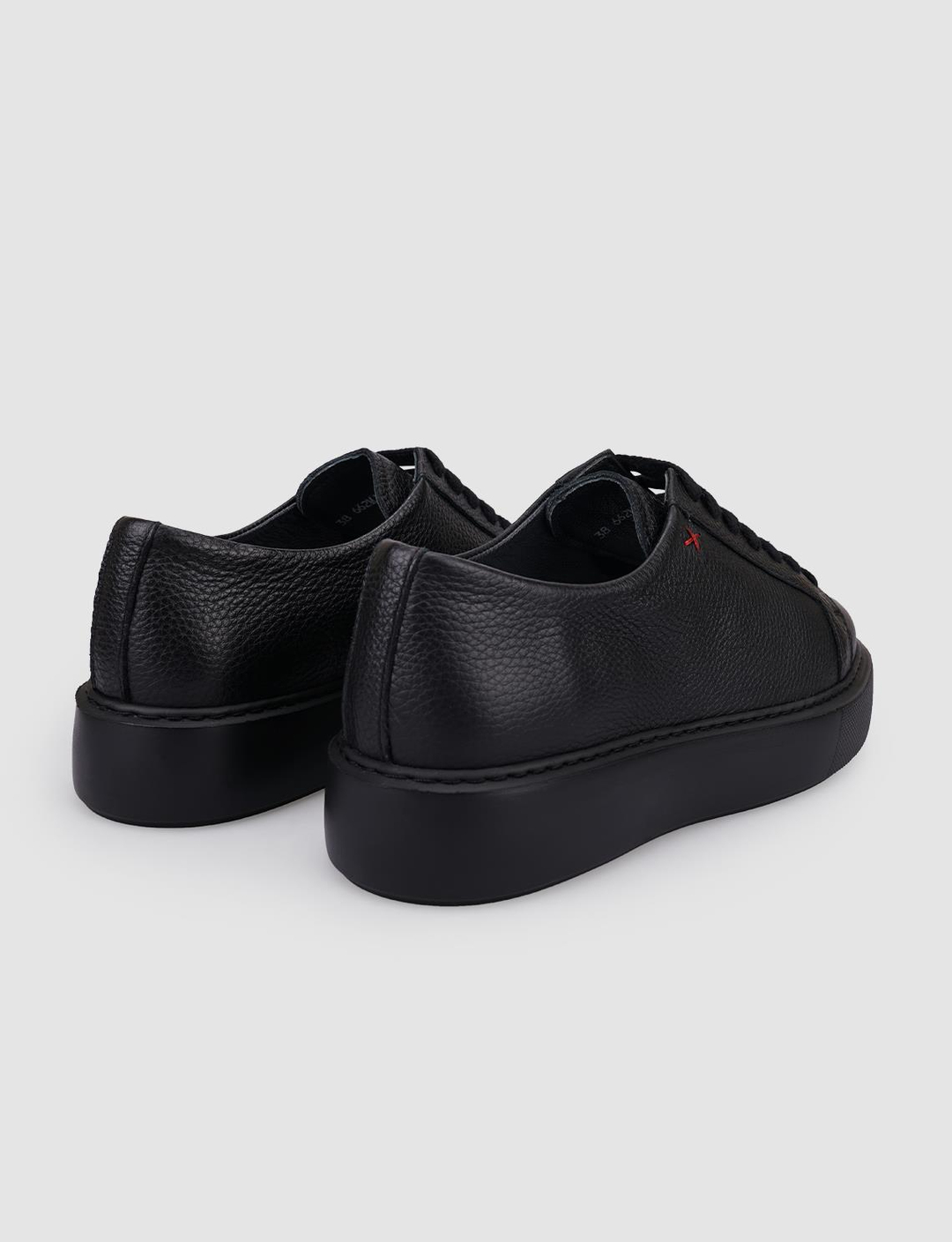 %100 Hakiki Deri Siyah Kadın Ayakkabı