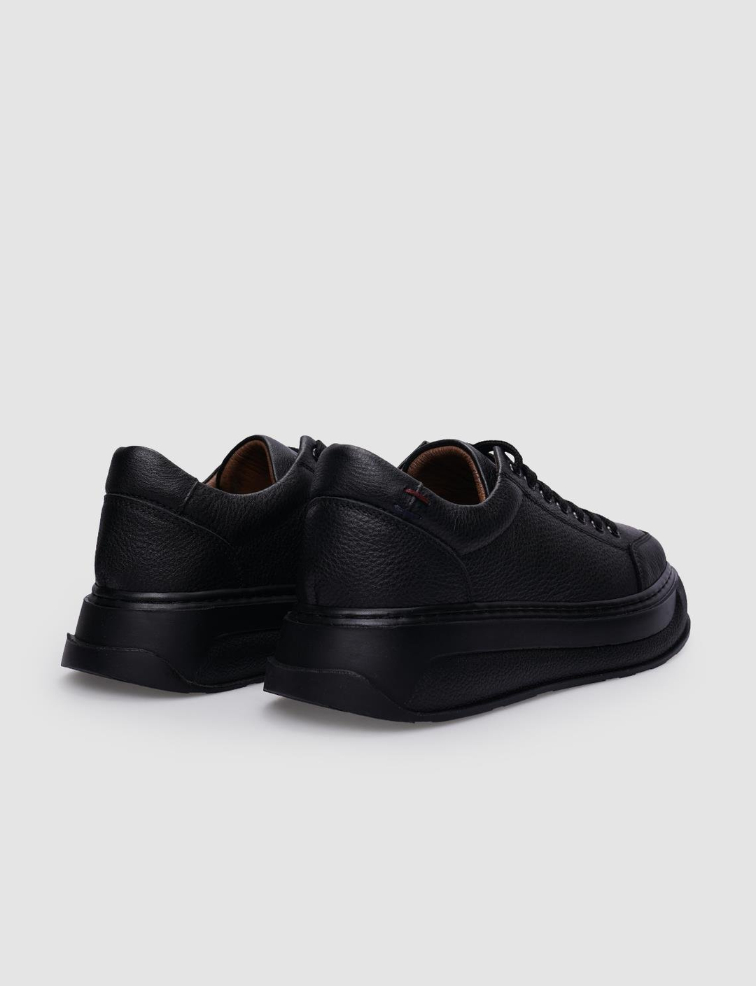 %100 Hakiki Deri Siyah Kadın Ayakkabı