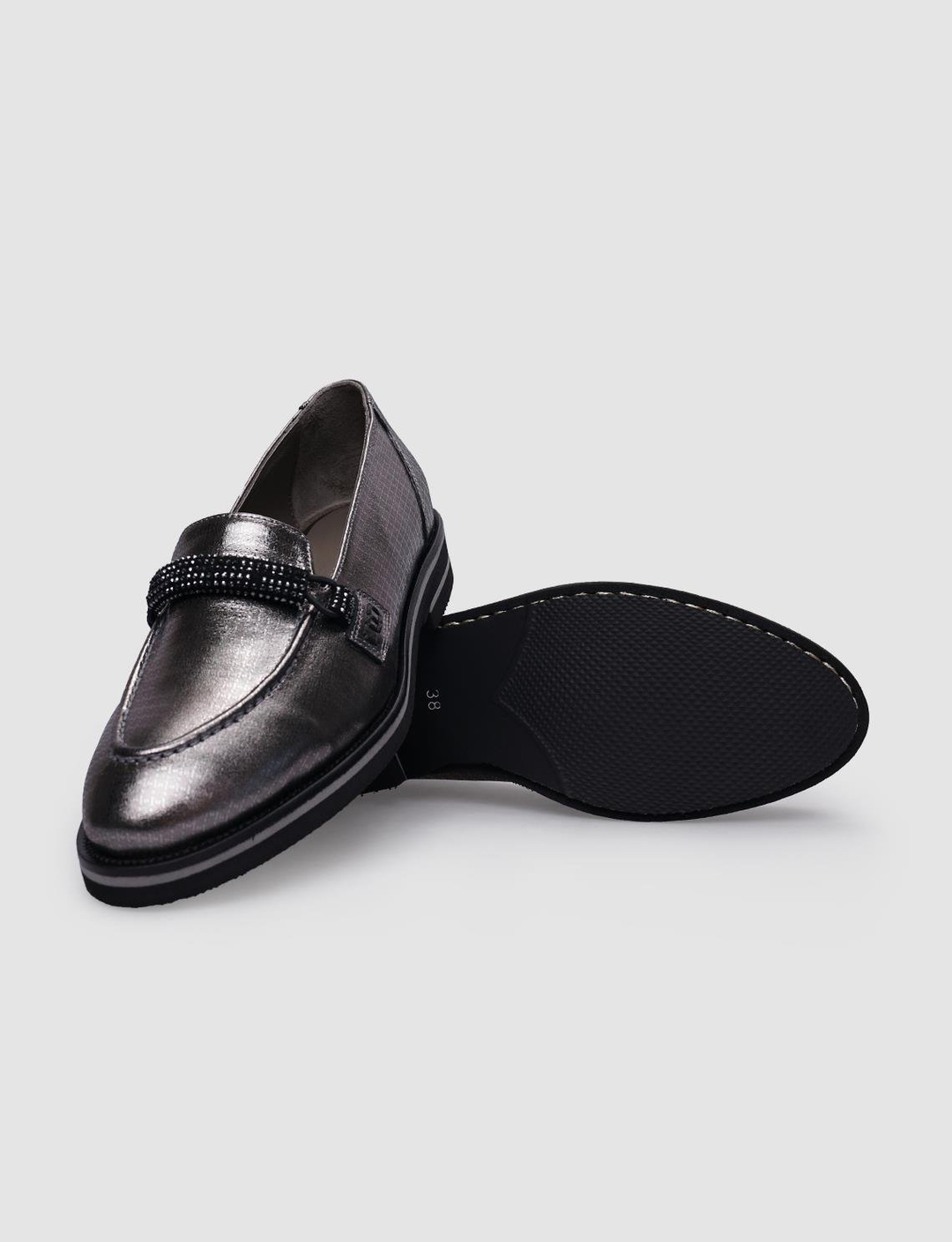 %100 Hakiki Deri Siyah Kadın Ayakkabı