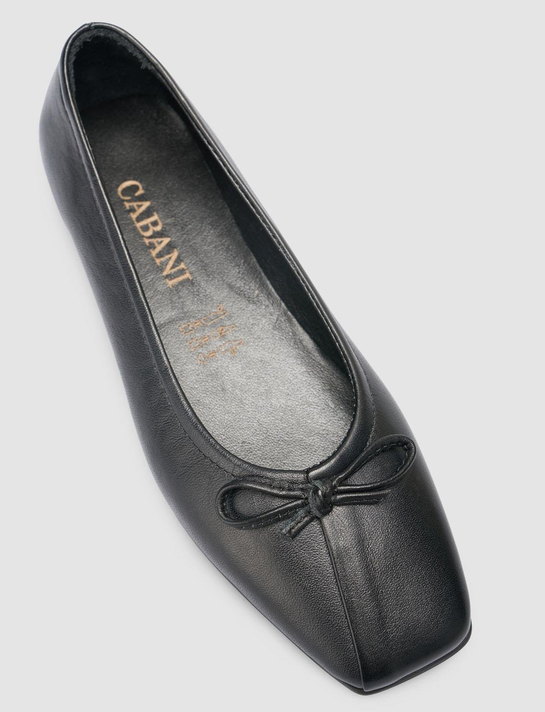 %100 Hakiki Deri Siyah Kadın Babet