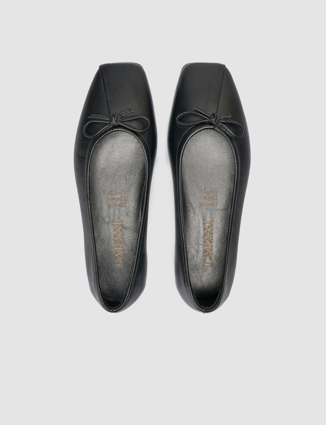 %100 Hakiki Deri Siyah Kadın Babet