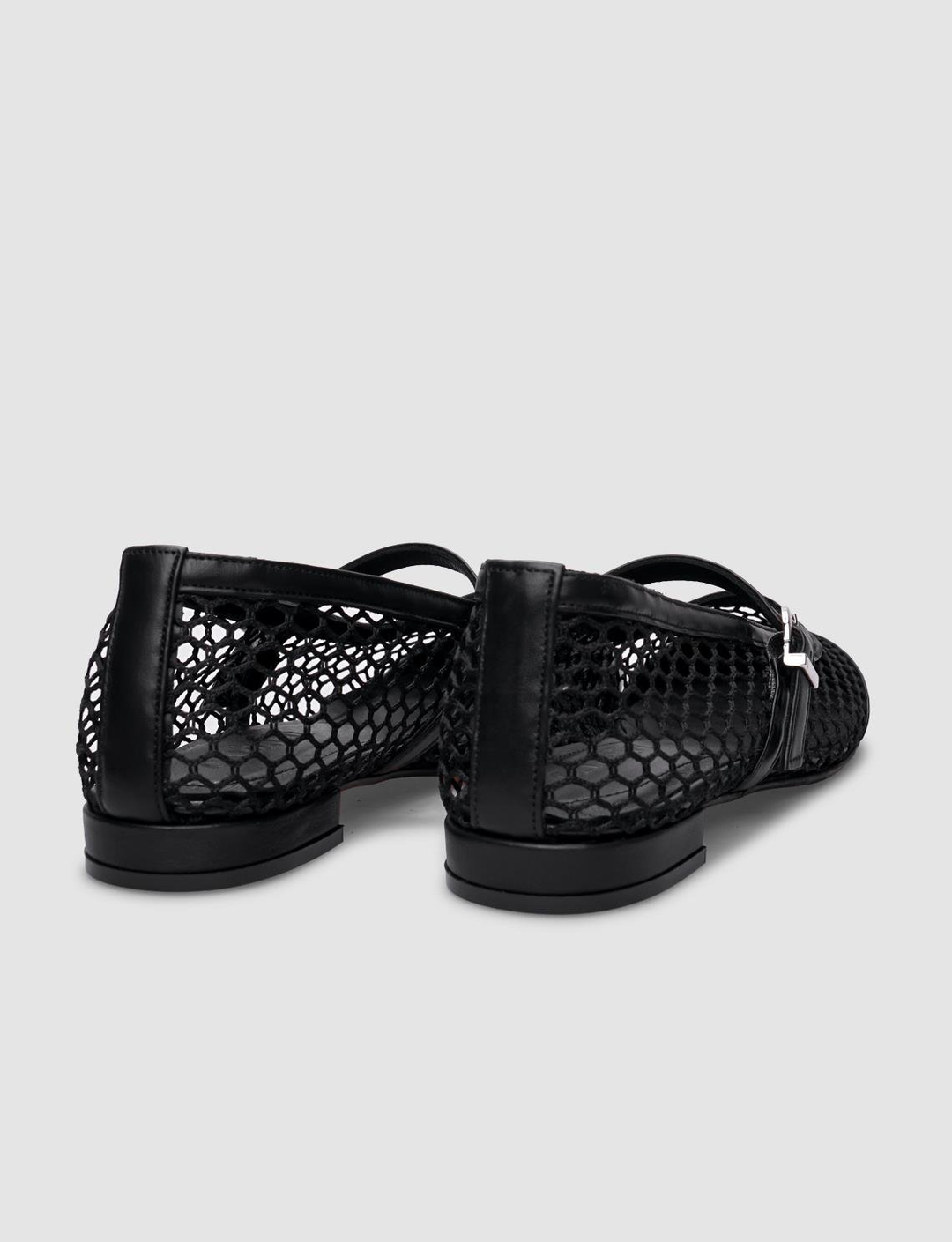 %100 Hakiki Deri Siyah Kadın Babet