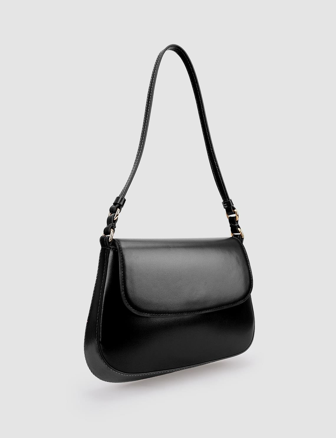 %100 Hakiki Deri Siyah Kadın Çanta