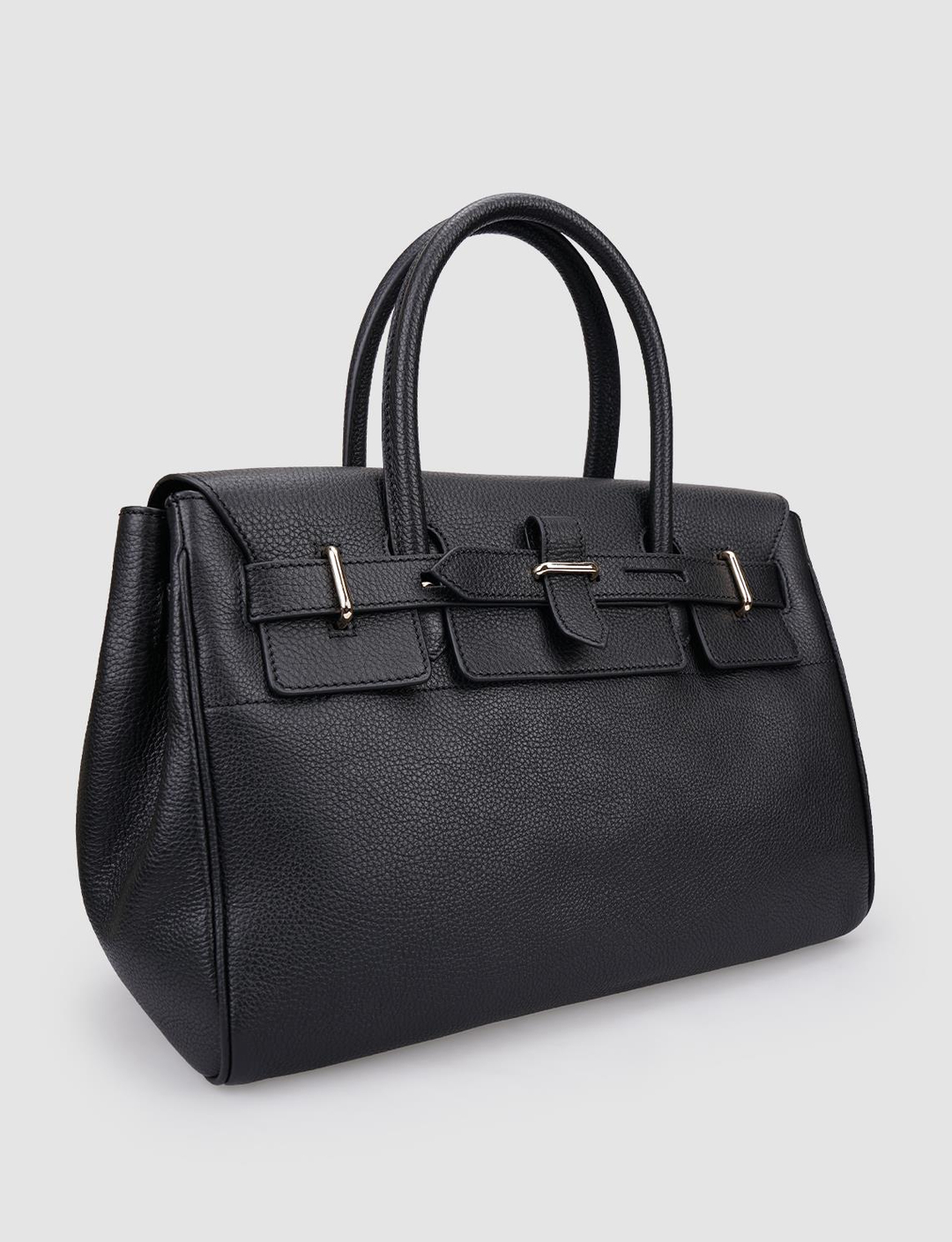 %100 Hakiki Deri Siyah Kadın Çanta