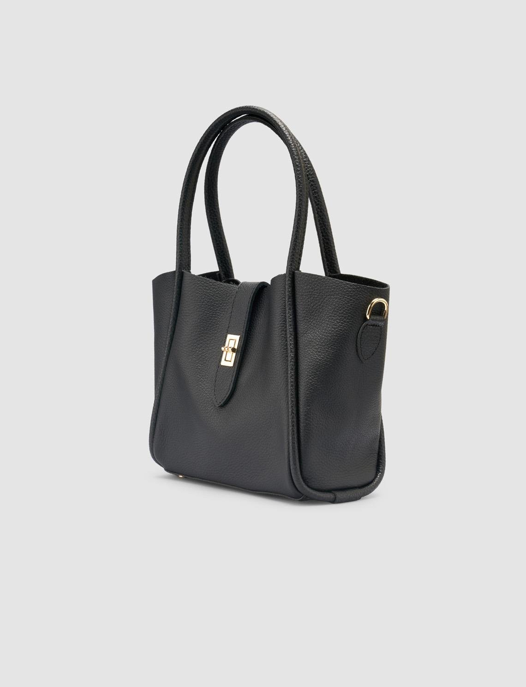 %100 Hakiki Deri Siyah Kadın Çanta