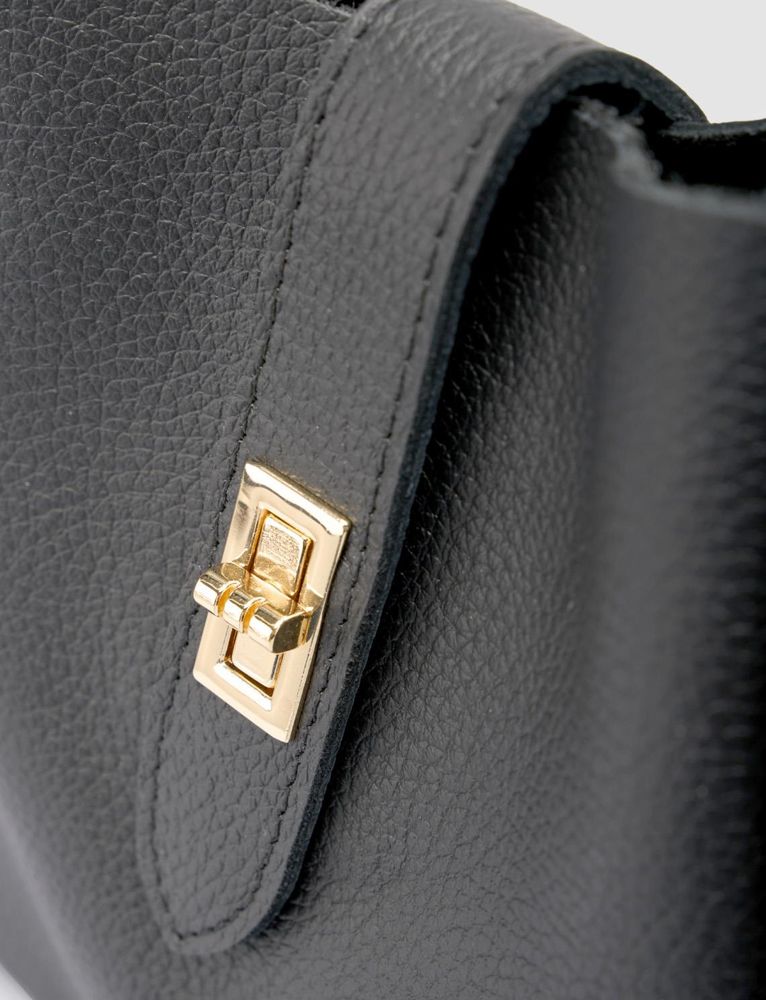 %100 Hakiki Deri Siyah Kadın Çanta