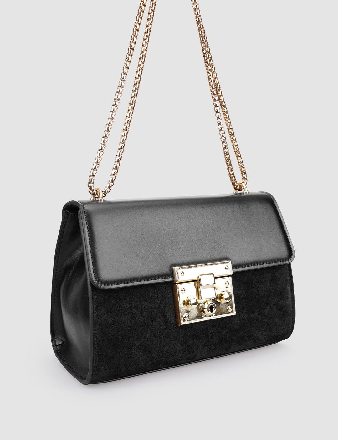 %100 Hakiki Deri Siyah Kadın Çanta