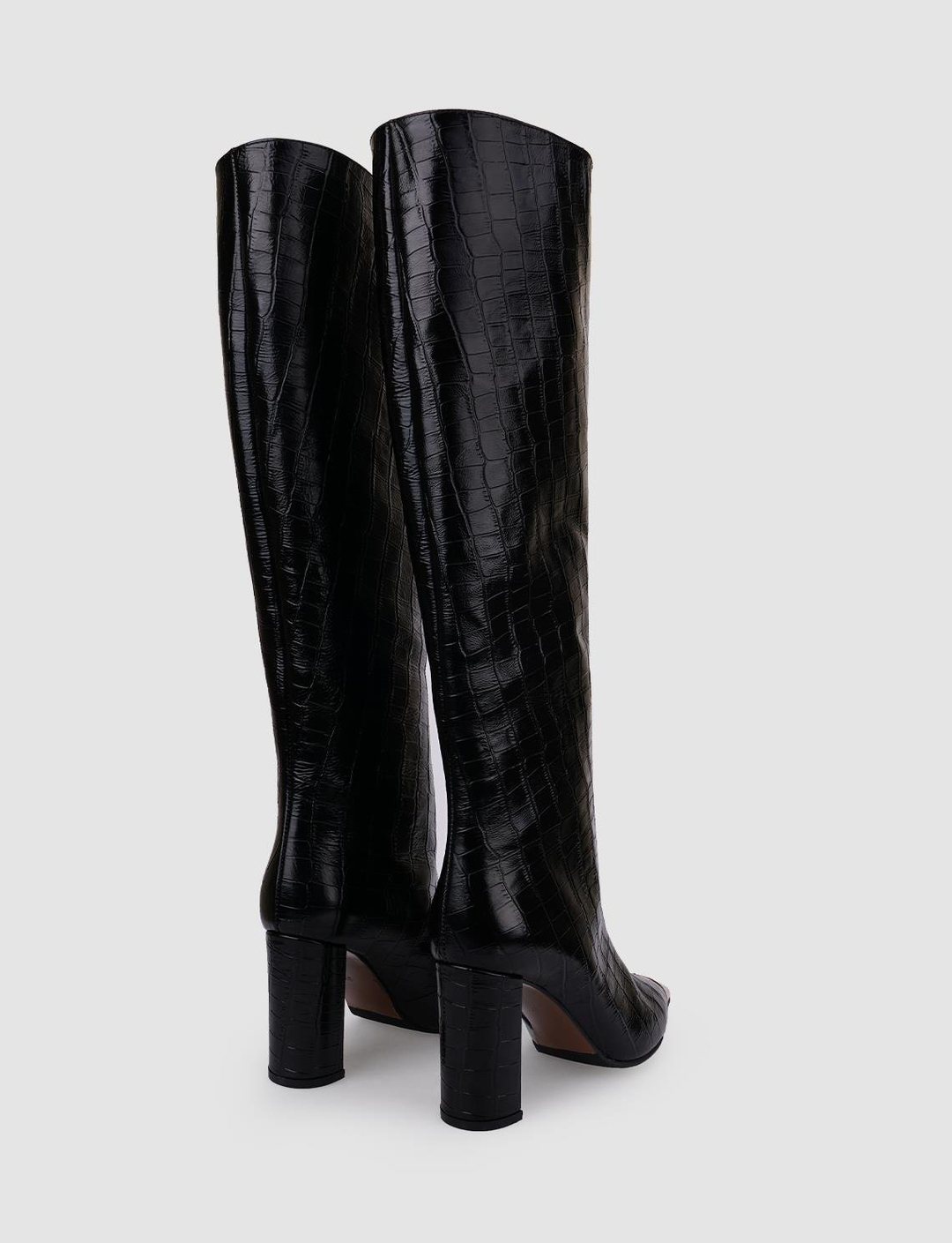 %100 Hakiki Deri Siyah Kadın Çizme