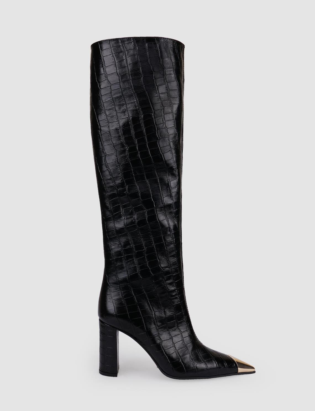 %100 Hakiki Deri Siyah Kadın Çizme