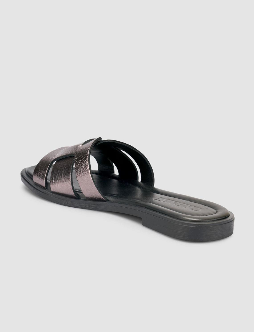 %100 Hakiki Deri Siyah Kadın Terlik