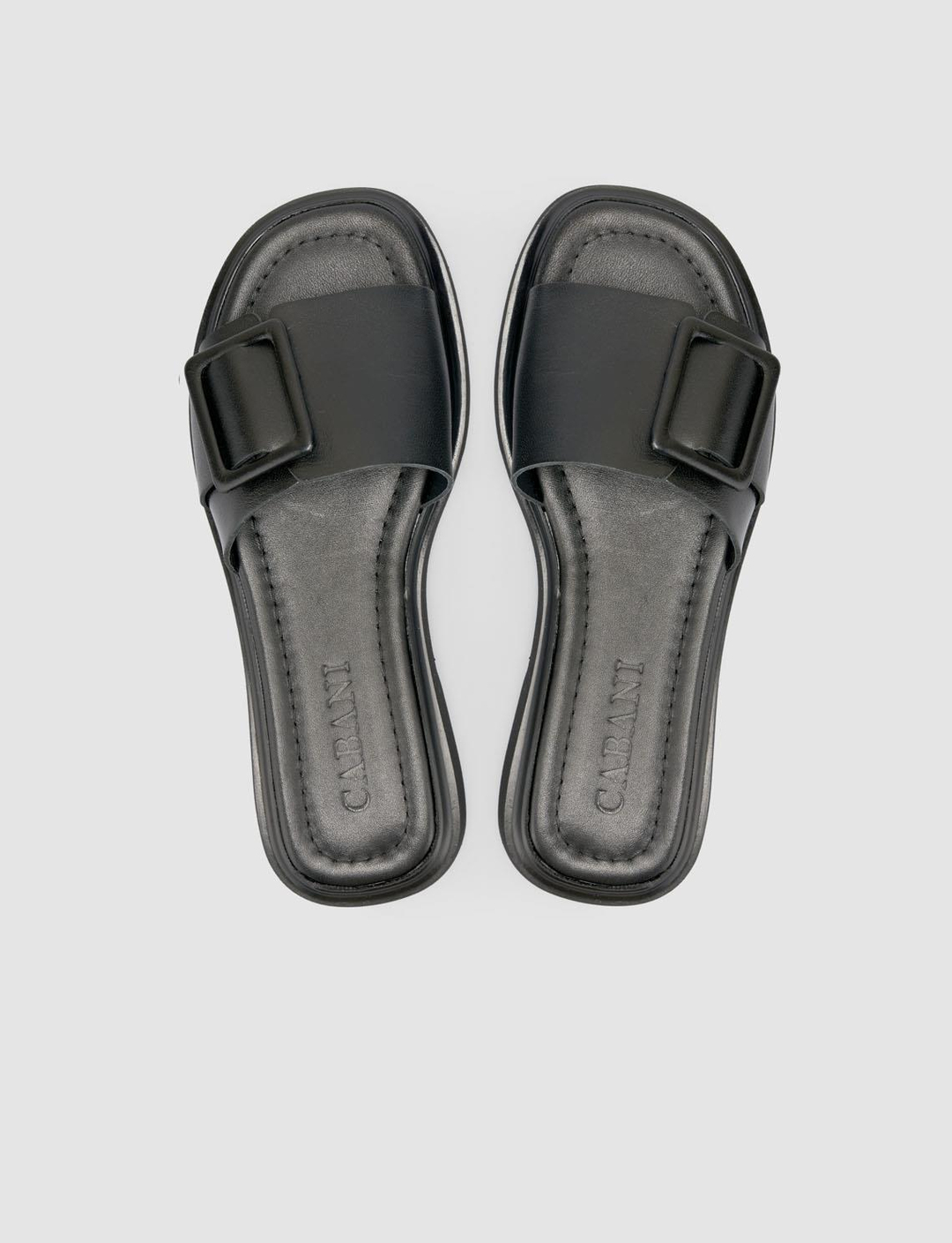 %100 Hakiki Deri Siyah Kadın Terlik