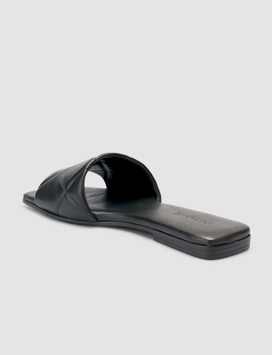 %100 Hakiki Deri Siyah Kadın Terlik