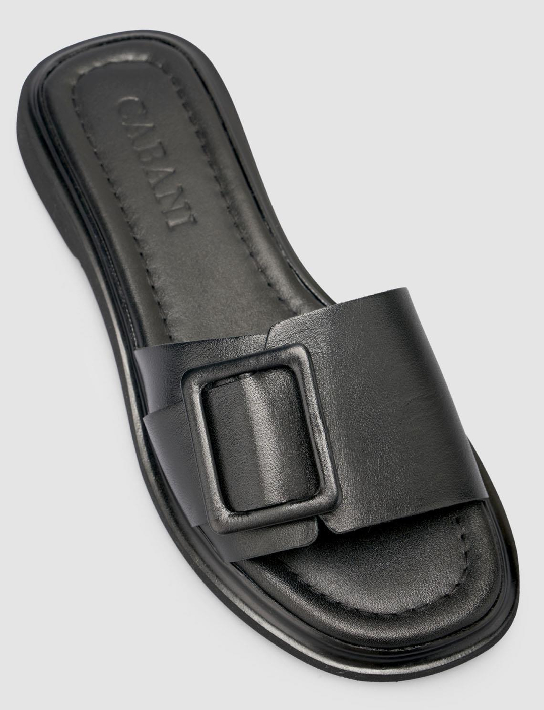 %100 Hakiki Deri Siyah Kadın Terlik