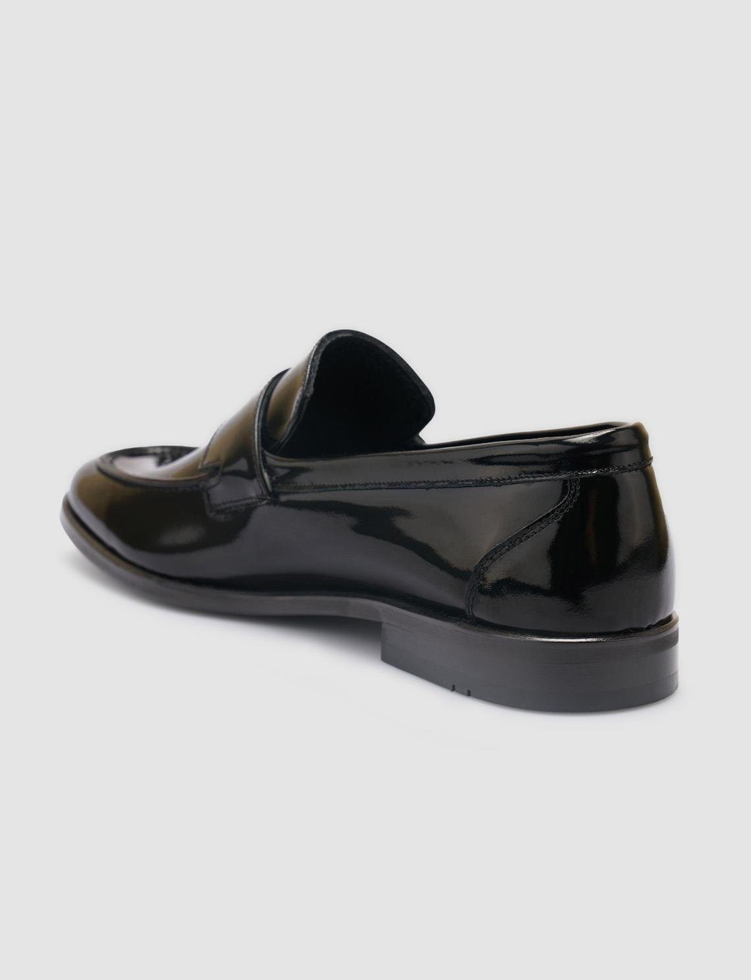 %100 Hakiki Deri Siyah Rugan Erkek Klasik Ayakkabı