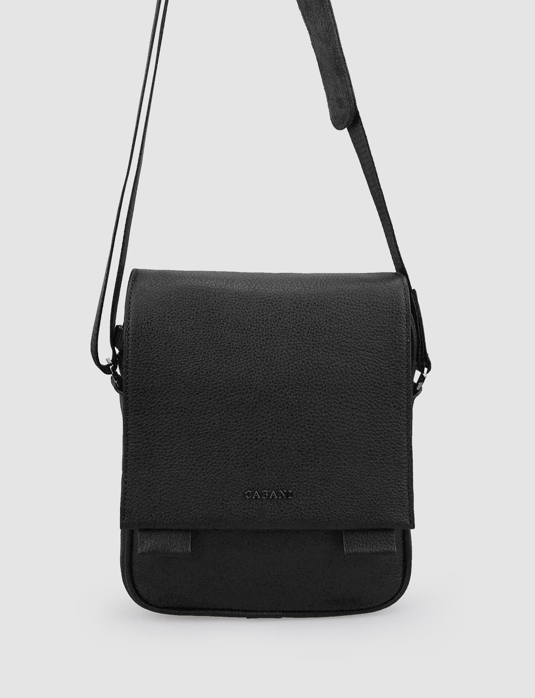 %100 Hakiki Deri Siyah Unisex Çanta