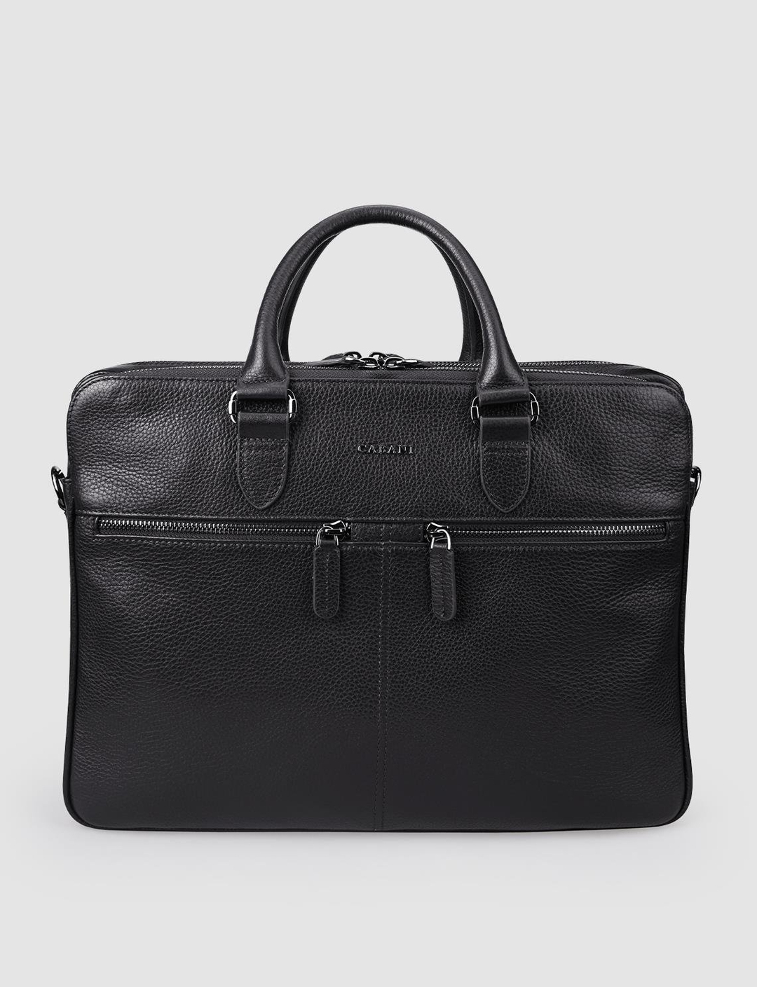 %100 Hakiki Deri Siyah Unisex Çanta