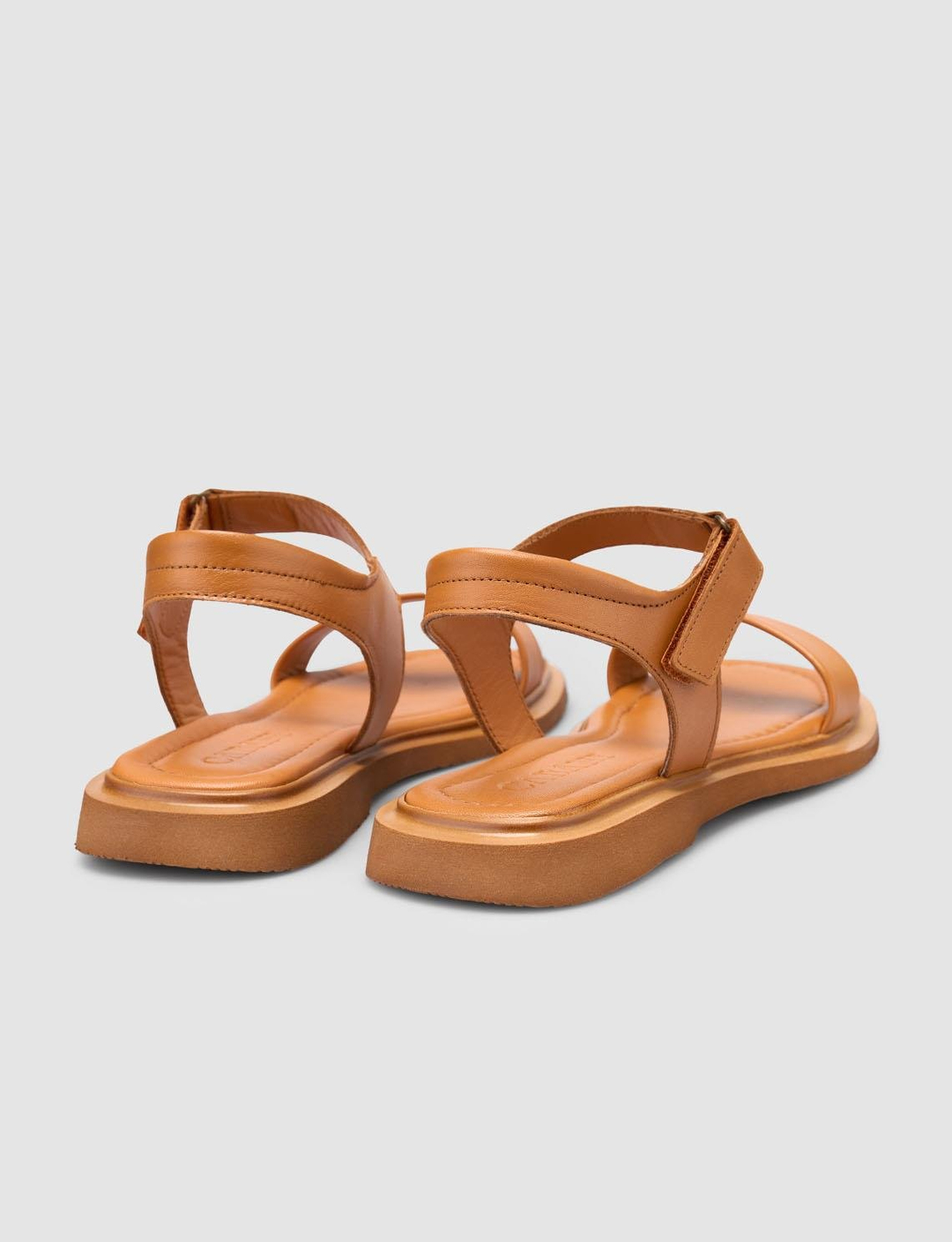 %100 Hakiki Deri Taba Kadın Sandalet